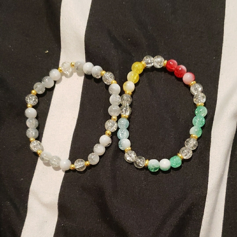 Multicolor Beaded Bracelet Set